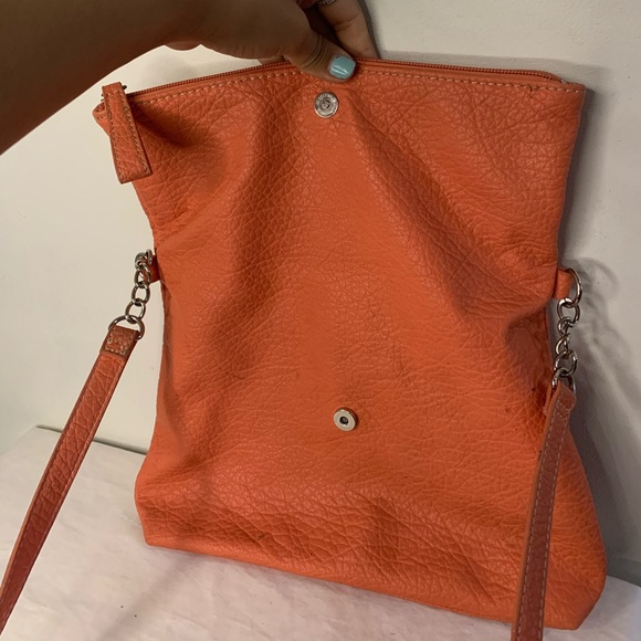 Orange Nine West cross body bag - Picture 3 of 6